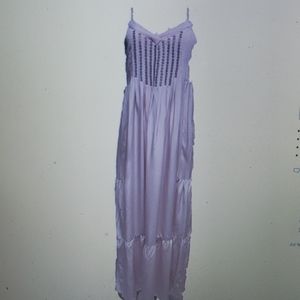 Tibi womens Gown Maxi Dress Conch Pink New Silk